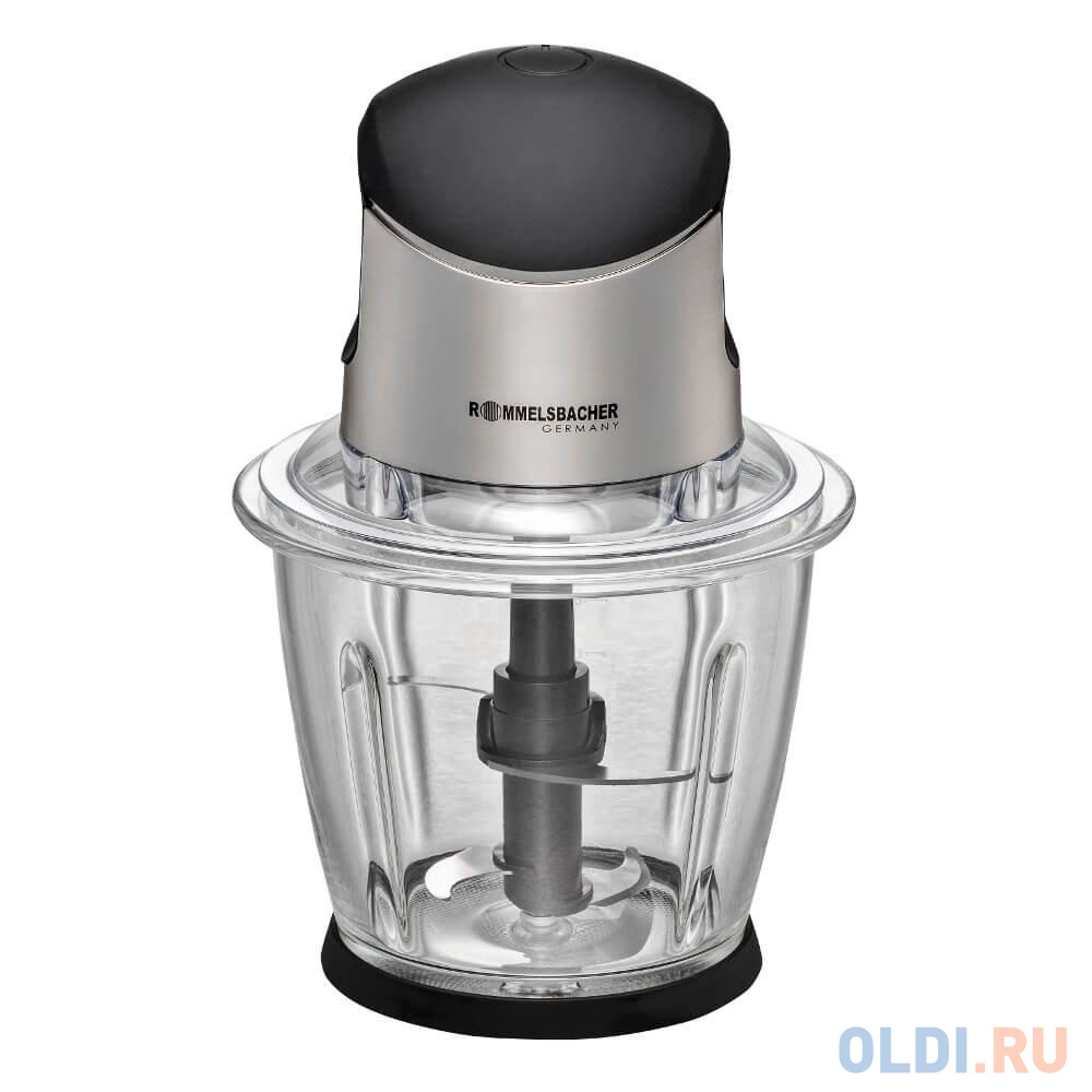 Измельчитель Rommelsbacher MZ 500 500Вт чёрный серебристый