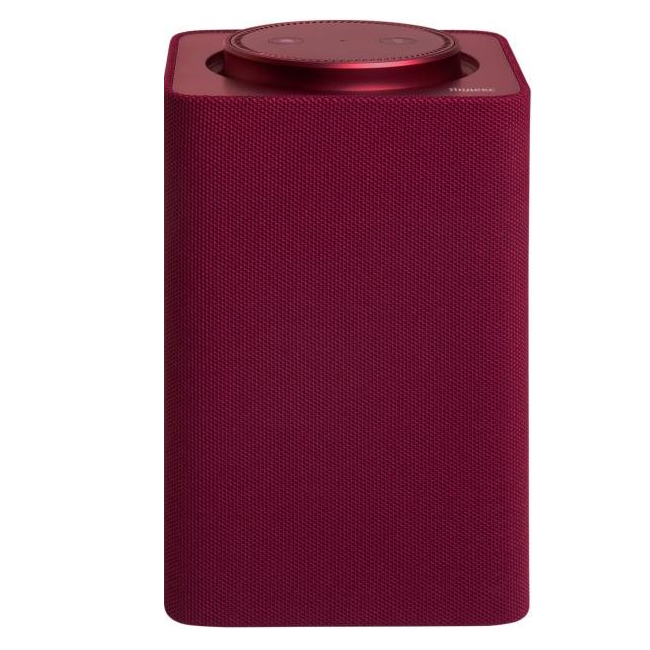 Умная колонка Яндекс.Станция Макс с Алисой, красная + пульт